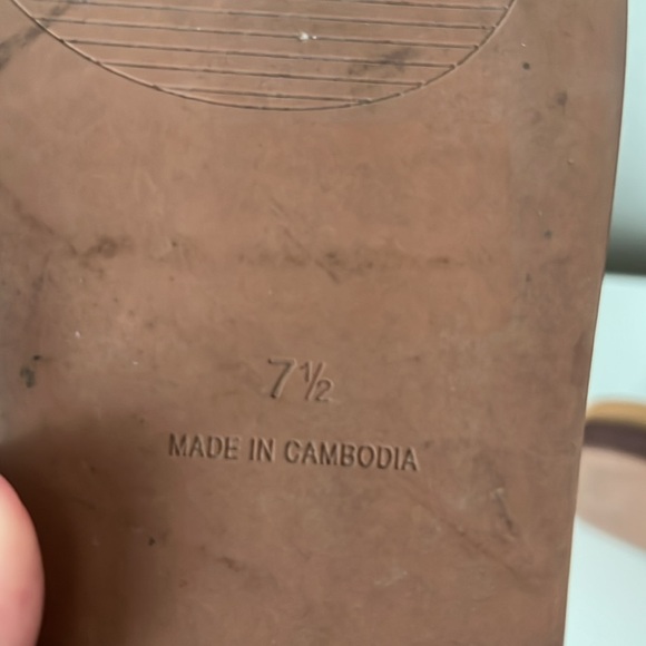 Madewell The Louisa Mule Amber Tan Camel Size 7.5 - Picture 8 of 9